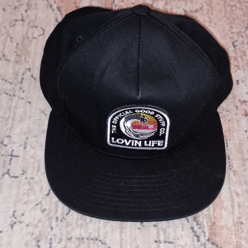 Lovin Life The Official Good Stuff Co.Black Ball Cap